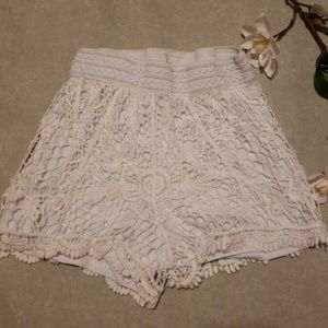Crochet shorts